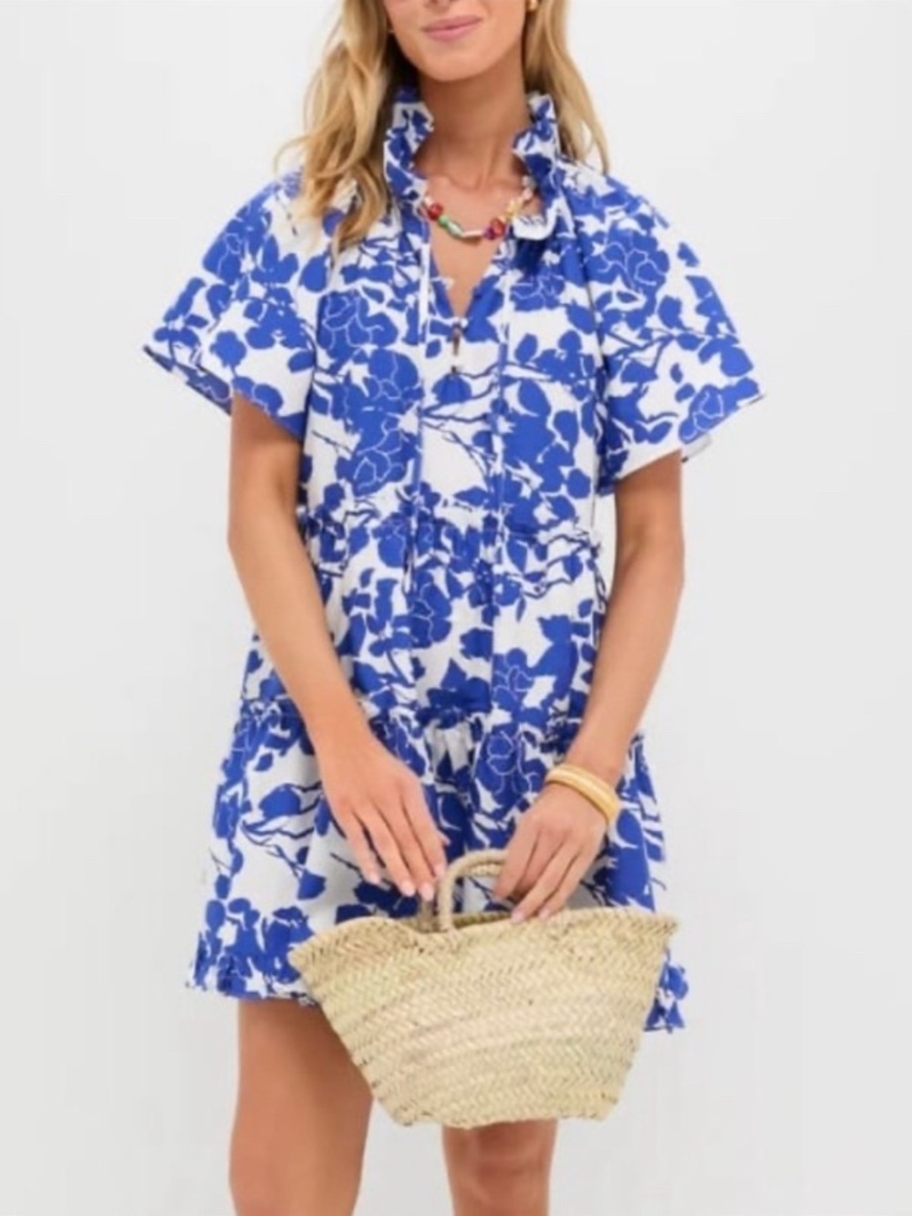 Hyacinth House Thea Cotton Mini dress 
XS EUC - Picture 2 of 6